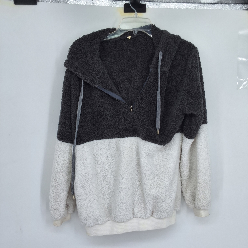 Two-Tone Gray and White Men's Sweater